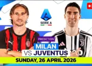 milan vs juventus: pertarungan sengit di serie a putaran 34 – 26 april 2026