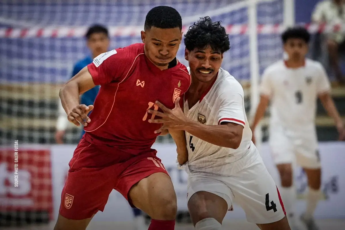 Thailand vs Indonesia 2-1 di Final AFF Futsal 2026, Garuda Gagal Juara