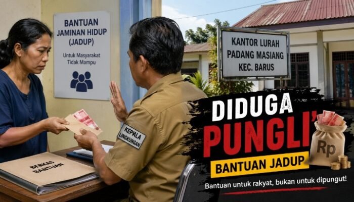 dugaan pungli bantuan jaminan hidup di barus tuai sorotan warga