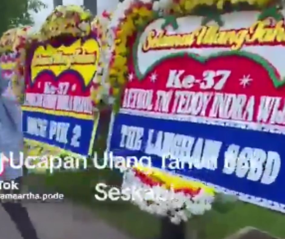karangan bunga