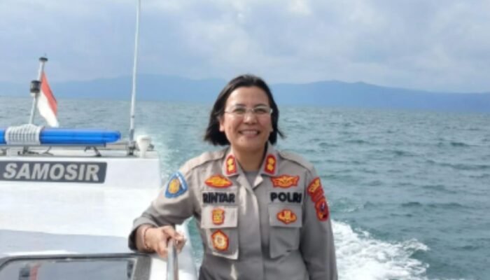 gaya humanis akbp rina sry nirwana tarigan memimpin polres samosir