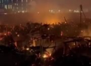 1.000 rumah ludes dilalap api di sabah, 13 wni terdampak dievakuasi ke pengungsian