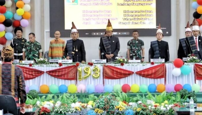 hari jadi kabupaten simalungun, dari 50 anggota dprd hanya 23 yang hadir dalam rapat paripurna