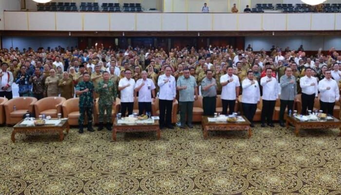 antisipasi kemarau ekstrem 2026, bupati taput usulkan penguatan irigasi ke kementan