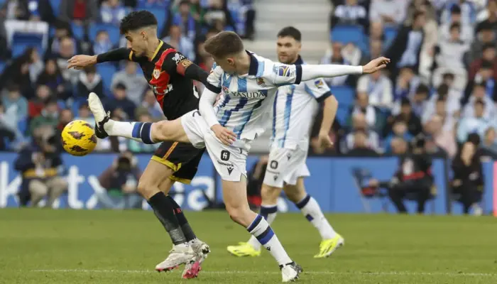 drama 6 gol! rayo vallecano vs real sociedad berakhir 3-3, gol menit akhir alemão selamatkan tuan rumah
