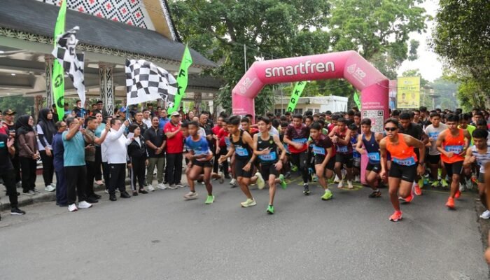 fun run 10k hut fkgor pematangsiantar 2026 diikuti 1.535 pelajar