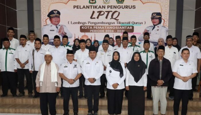 pengurus lptq siantar dilantik, target juara mtq sumut