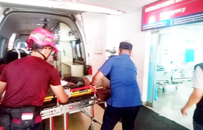 Polsek Siantar Barat Selidiki Penyebab Jatuhnya Pekerja Renovasi Gedung di Jalan Simbolon