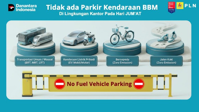 PLN ULP Siantar Dukung Kebijakan WFH dengan Kendaraan Ramah Lingkungan
