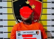 residivis narkoba ditangkap di kotapinang, polisi amankan 8 paket sabu