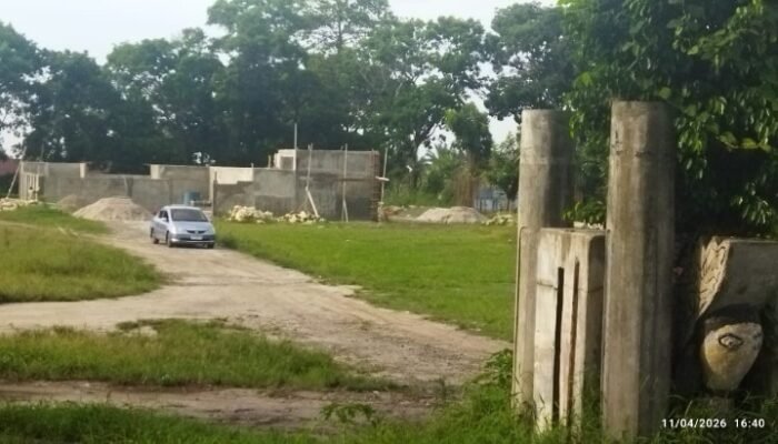 proyek tanpa plang ditemukan di eks kawasan perkantoran simalungun