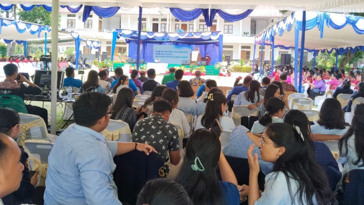 Asisten III Pemprovsu Hadiri Dies Natalis ke 48 STT HKBP Siantar