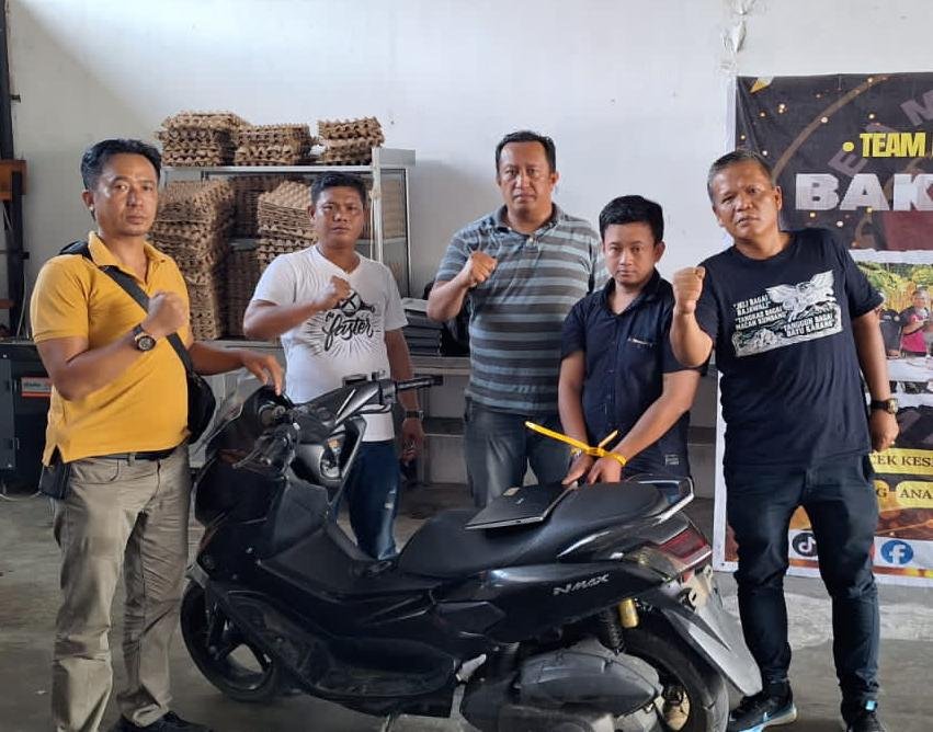 embat motor di simalungun, residivis curanmor ditangkap di medan
