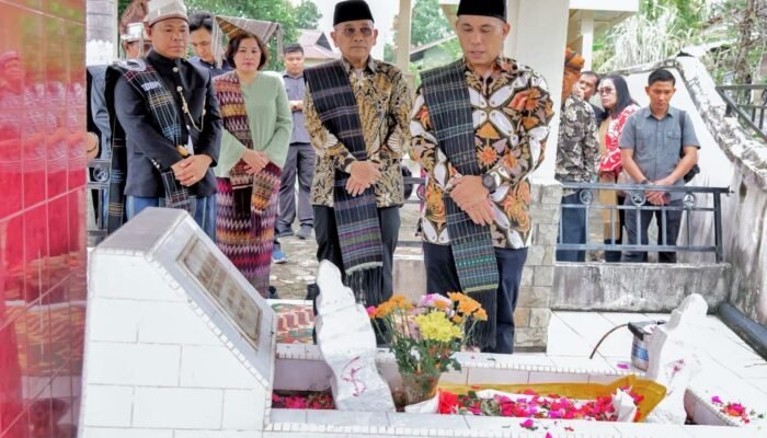 sambut hut ke-193, pemkab simalungun ziarah ke makam raja sang naualuh di bengkalis