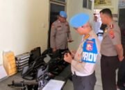 divpropam dan slog mabes polri periksa senjata api di polres pakpak bharat