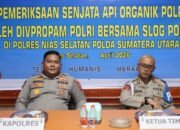 divpropam polri periksa senpi personel polres nias selatan, upaya cegah penyalahgunaan