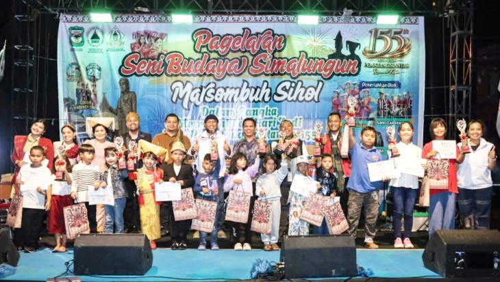 Sambut HUT Kota Siantar ke 155, Marsombuh Sihol Digelar di Tugu Sangnaualuh