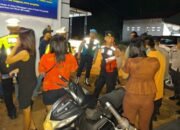 polres tapteng gelar patroli, sasar geng motor hingga peredaran narkotika