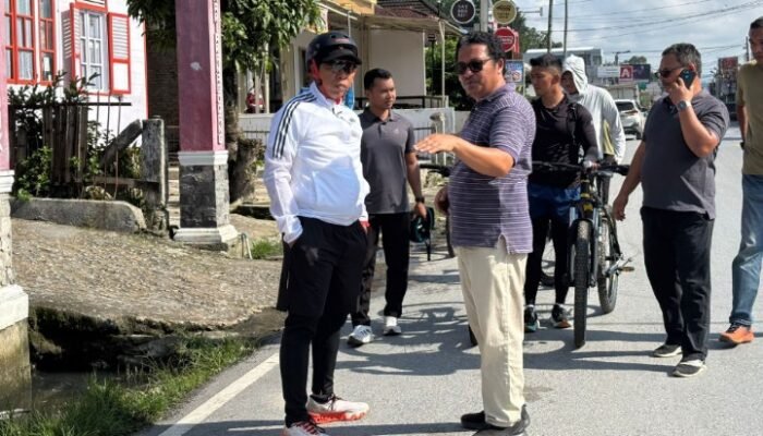 ‎bupati taput tekankan optimalisasi penataan dan penanganan tarutung