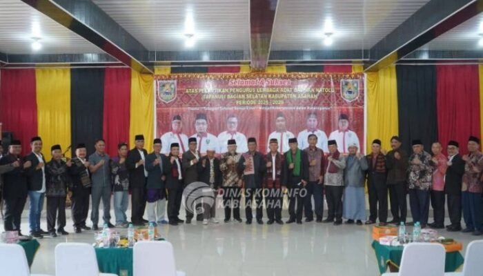 pengurus tabagsel asahan resmi dilantik, serukan persatuan lintas etnis