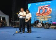 puncak perayaan hut ke-155 kota siantar, ribuan warga padati lapangan adam malik