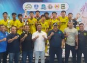 tim futsal sma negeri 2 siantar juara pertama gebyar olahraga pelajar