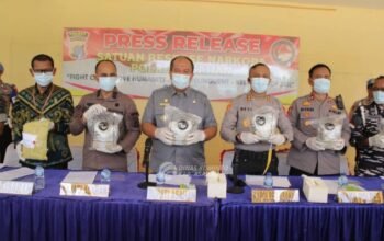 gagalkan peredaran sabu 5 kg, bupati apresiasi polres asahan