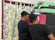 polisi geledah rumah terduga bandar sabu di simalungun