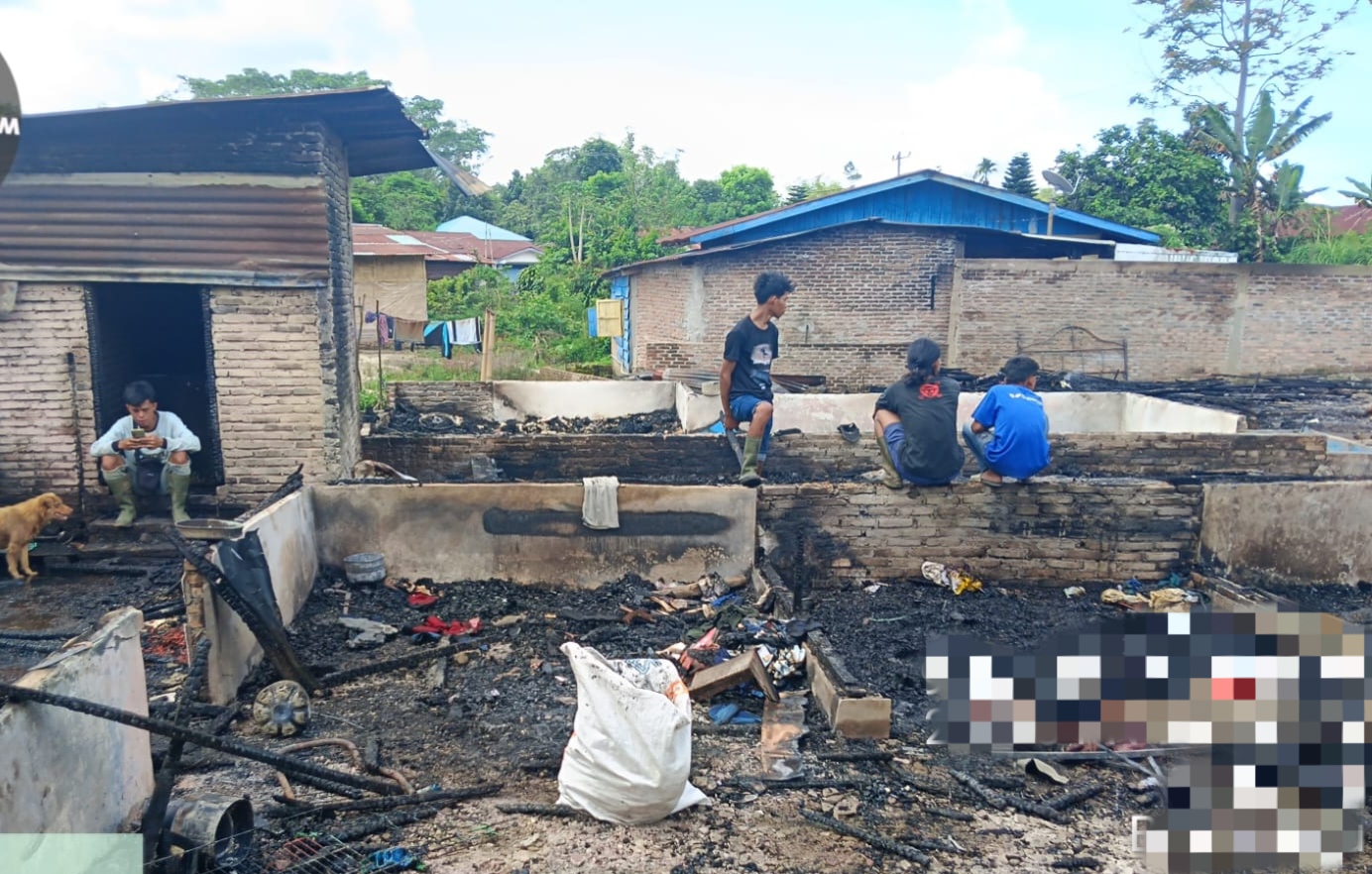 Empat Rumah di Simalungun Ludes Terbakar