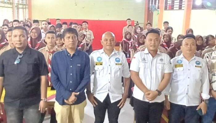 cegah narkoba sejak dini, gann dan polres batu bara edukasi pelajar di sei suka