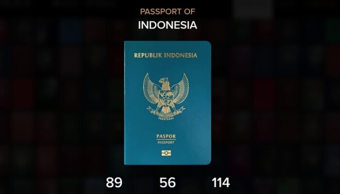 daftar 89 negara bebas visa wni 2026 dan peringkat paspor indonesia