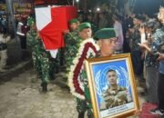 gugur di misi perdamaian, 3 prajurit tni dimakamkan dengan penghormatan militer