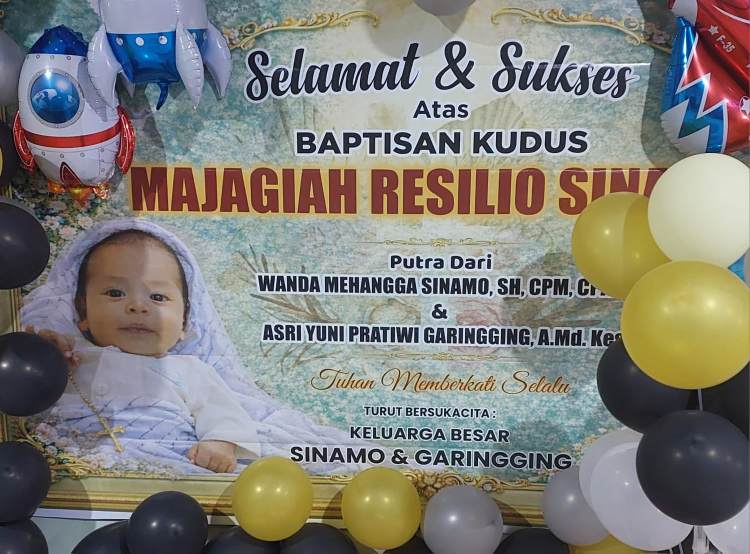 Majagiah Resilio Sinamo Akan Terima Baptisan Kudus di GKPPD Pematangsiantar, Wujud Syukur dan Penyerahan kepada Tuhan
