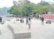 libur kenaikan yesus kristus 2026, waterfront pangururan dipadati wisatawan