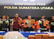 operasi besar polda sumut bongkar 3 jaringan narkoba, sita ratusan kg sabu dan ganja