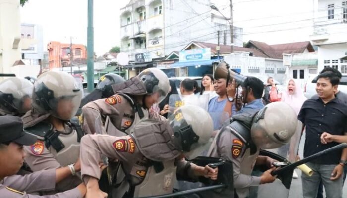 jelang may day 2026, polres padangsidimpuan gelar simulasi pengamanan mako