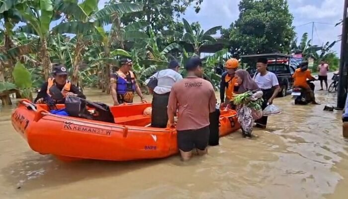 banjir demak 2026: 2.839 warga mengungsi, tanggul jebol di sejumlah wilayah