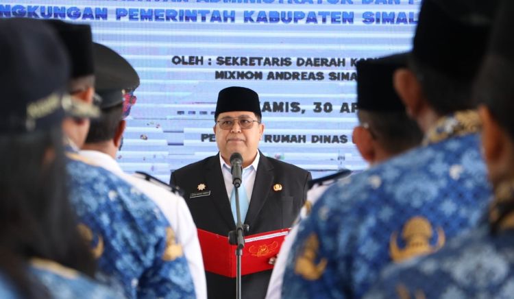 45 Pejabat Pemkab Simalungun Dilantik, Ini Pesan Bupati soal Kinerja ASN