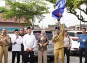 100 calon jemaah manasik haji akbar bank sumut diberangkatkan, wabup batu bara beri pesan penting