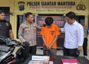 tersangka curas dibekuk di depan suzuya mall siantar