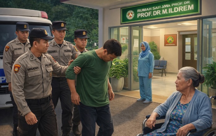Lansia Dianiaya hingga Muntah Darah, Terduga Pelaku Dibawa ke Rumah Sakit Jiwa