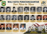 siantar rayakan hari jadi ke-155, ini sosok wali kota dari masa ke masa