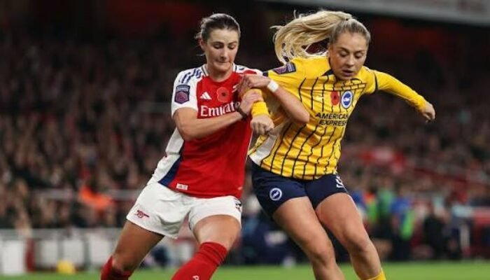 arsenal tumbang 0-2 dari brighton, dua gol babak kedua jadi penentu di fa cup wanita
