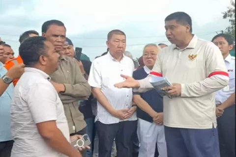 Menteri PKP Maruarar Sirait Tinjau Lahan KAI di Tanah Abang, Sempat Berdebat dengan Hercules