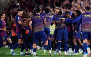 Barcelona juara laliga usai tumbangkan real madrid di el clásico barcelona