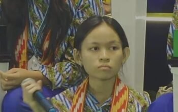gibran ajari siswi sman 1 pontianak public speaking usai viral di lcc 4 pilar