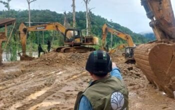 Satgas pkh bongkar tambang emas ilegal di nabire, 7 wn china diamankan nabire