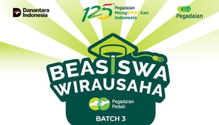 beasiswa wirausaha pegadaian batch 3 dibuka, anak muda bisa belajar bisnis gratis selama setahun