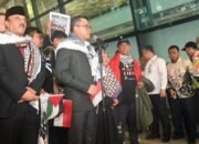 sembilan wni korban penahanan israel di laut mediterania tiba di tanah air