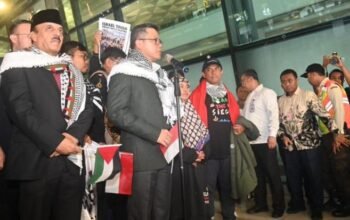 sembilan wni korban penahanan israel di laut mediterania tiba di tanah air